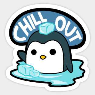 chill outttt Sticker